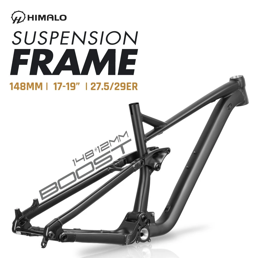 Himalo Bicycle Frame Full Suspension Boost Frame 148*12mm 29er 27.5er