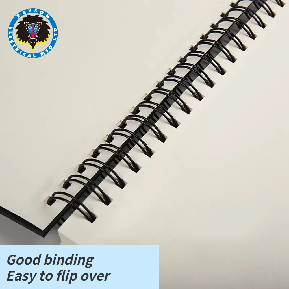 Double Loop Wire Binding Spines for Hole Punch Note Books 20 Pcs Office Accessories and School Supplies