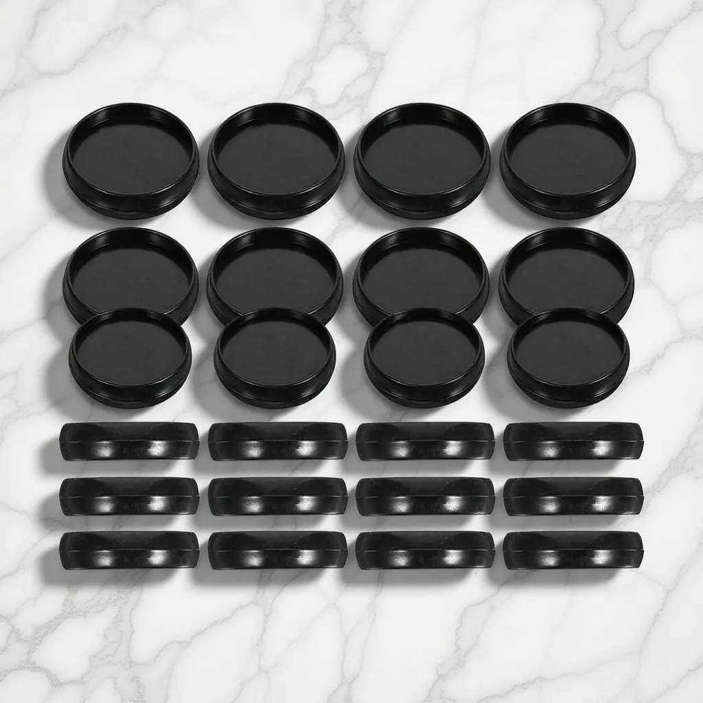 100Pcs 느슨한 잎 사진 앨범을위한 창조적 인 버섯 바인딩 디스크 여행 생일을위한 유연한 플라스틱 바인더 디스크