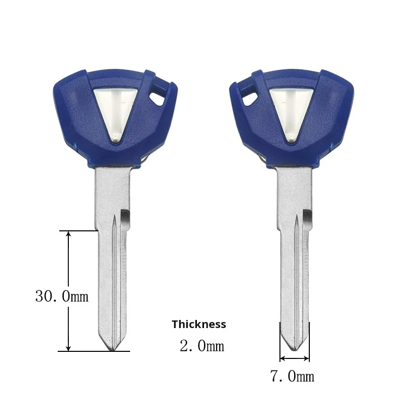 Kawasaki motorcycle key blank suitable for Kawasaki Z250 Versys-X300 can be placed anti-theft chip