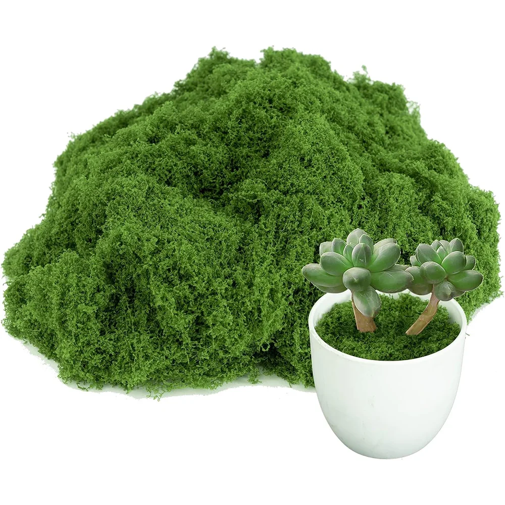 Lush Artificial Moss for Home and Garden Decor, DIY Crafts, and Mini Landscapes