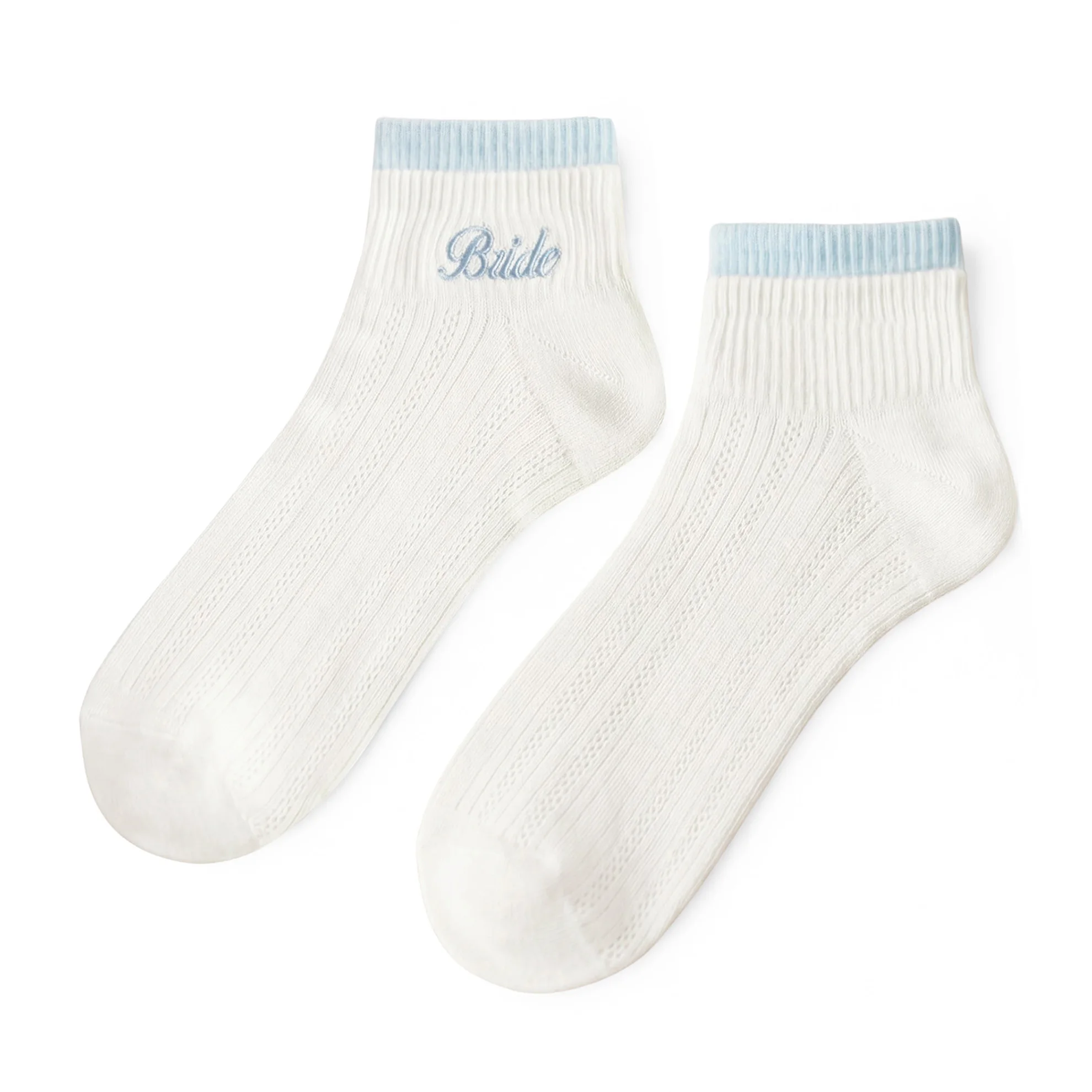 Elegant Bride Embroidery Socks - Perfect Bridal Shower & Engagement Gifts