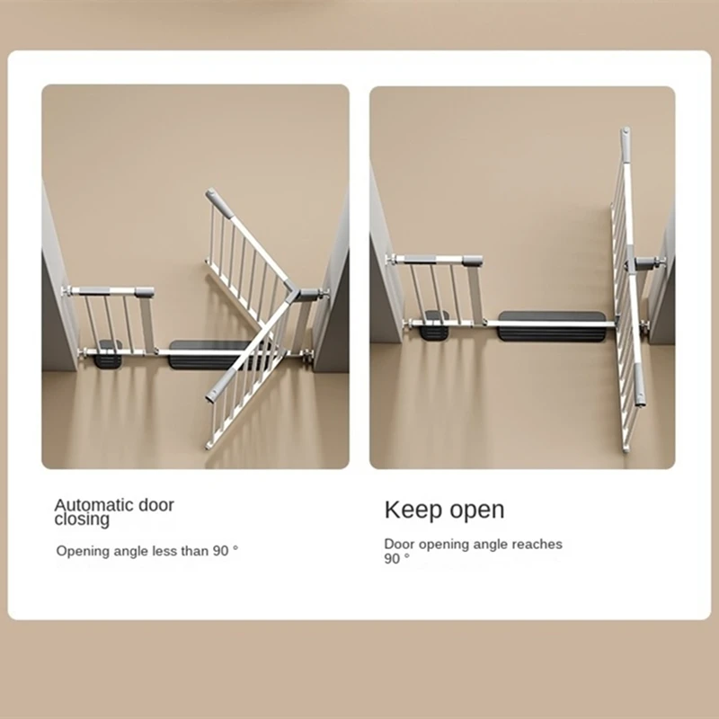 Baby Gate for Doors and Stairs Baby Dog Anti Fall Stair Wide Gate Safety Protection Extensions Automatic Closure