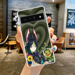 Genshin Impact Tighnari Soft Silicone Clear Phone Case - Pixel 4XL (B7)