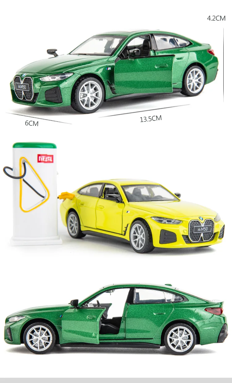 BMW I4 M50 Supercar 1:34 Ölçekli Model Araba