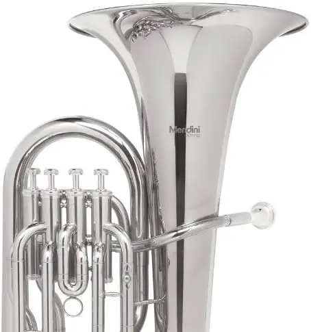 Nickel Plated B Flat Euphonium with Stainless Steel Pistons