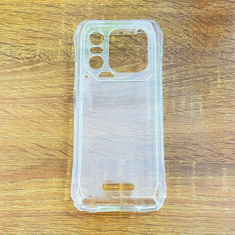 Sleek Black Transparent TPU Protective Phone Case