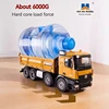 Huina 536 New Product Twelve Channel 1:14 Alloy Remote Control Full Scale 8-Wheel Heavy duty Engineering dump truck with lights 1