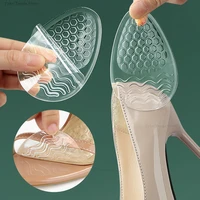 Coussinets de gel pour sandales et talons hauts, anti-frottement, antidérapants, semelles intérieures pour soulagement de la douleur, inserts de soin des pieds, coussinets de massage à particules pour chaussures 3