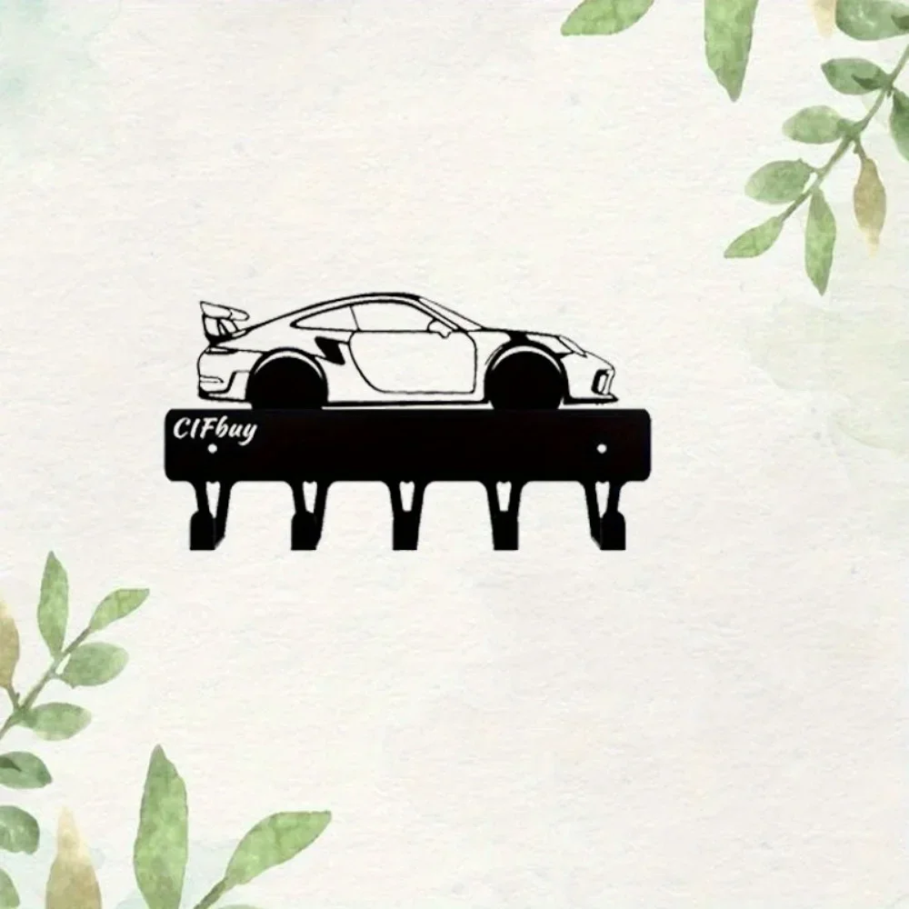 Sport Car Metal Wall Art Great for Boys and Girls Room Kindergarten Living Room Nursery and Bedroom Decorative Crafts Designs