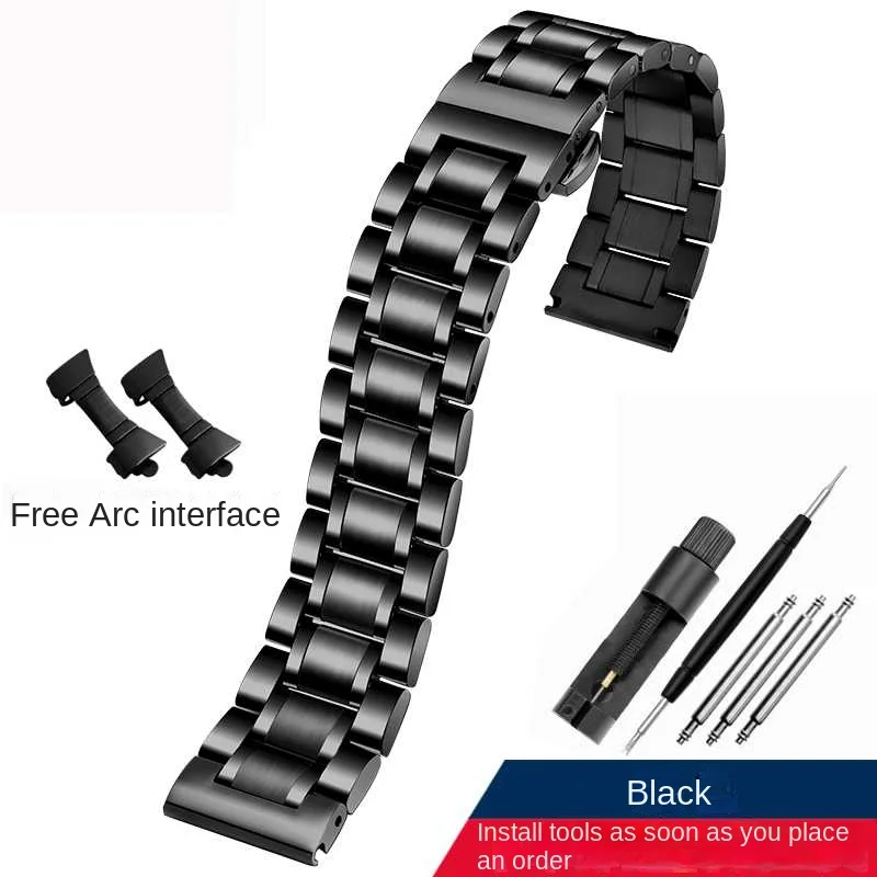 Universal Stainless Steel Watch Band for Bracelet-Style Watches (Multiple Width Options)