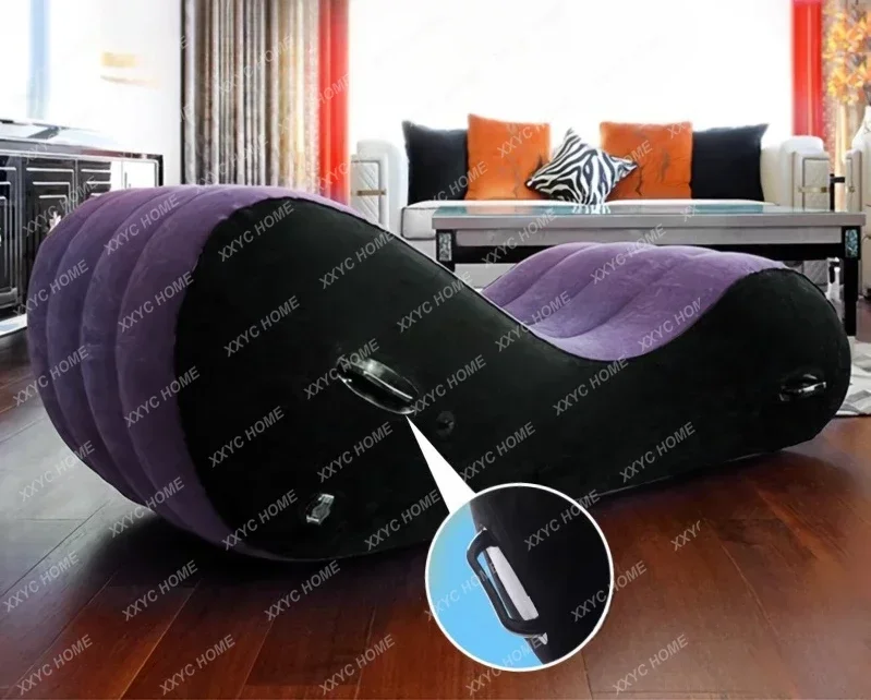 

Couple S-Shaped Chair Universal Rocking Couple Rocking Chair Inflatable Sexy Happy Sofa