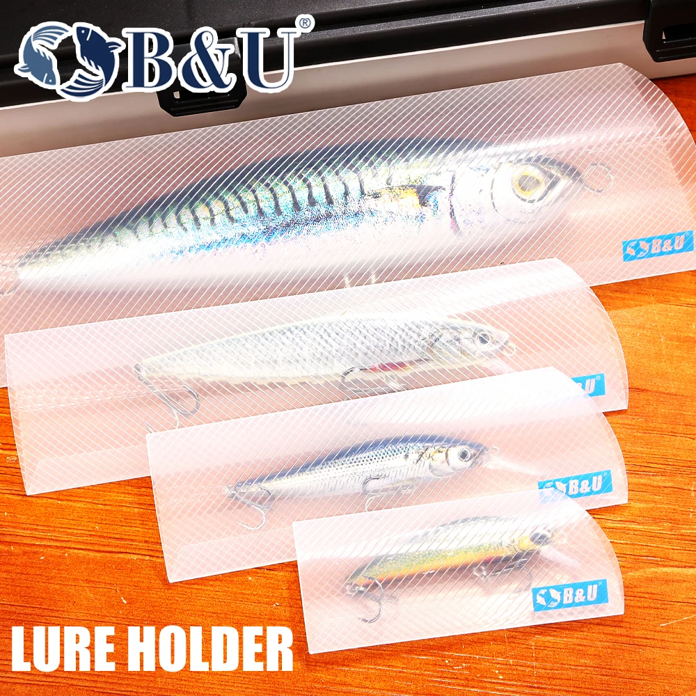 Sacs de rangement leurres B&U pour pêche eau douce et mer - Multiples formats pour leurres durs et souples