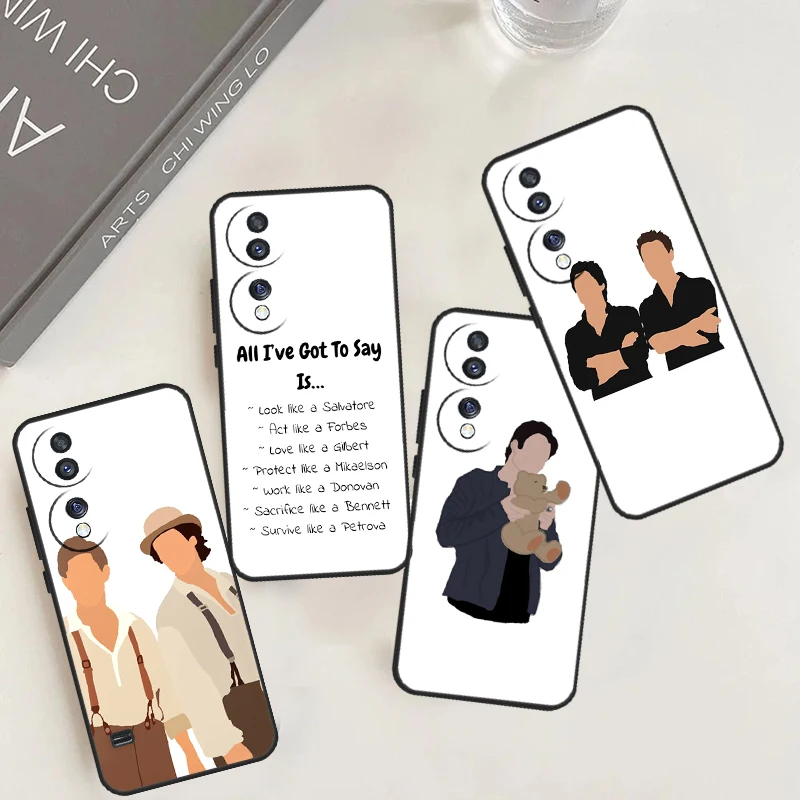 Damon and Stefan Vampire Diaries Themed Phone Case - Sleek and Stylish Back Cover