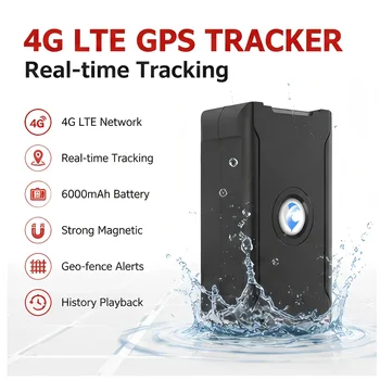 Localizzatore GPS 4G LTE per Veicoli e Moto, Tracciamento Illimitato in Tempo Reale, SIM Integrata, Abbonamento Richiesto