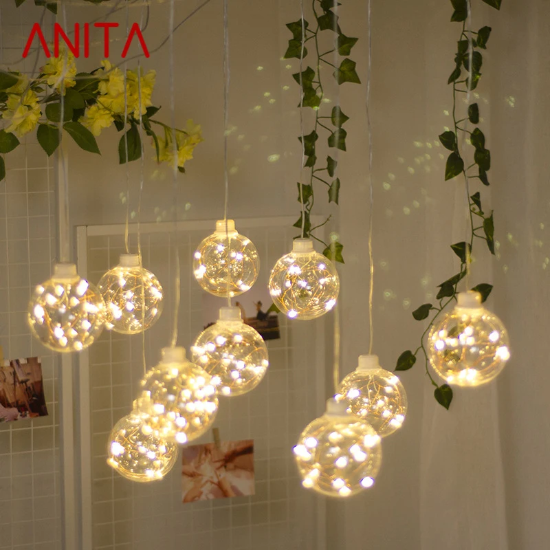

ANITA Modern Leaf Wedding Light Party Stage LED Light Pendant Road Guidance Tools Background Decoration