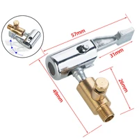 Pompe gonflable Portable pour pneu de voiture, mandrin d'air, compresseur, gonfleur de pneus, mandrin avec connecteur barbelé pour réparation de tuyaux, 1 pièces 4