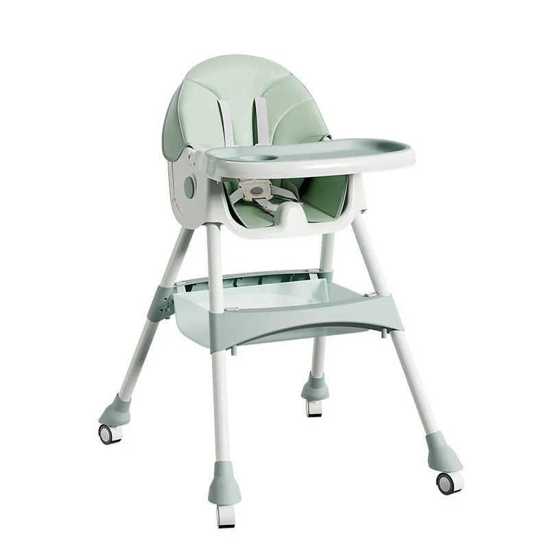 Baby High Chair Children's High Chair Rocking Foldable Reclining Home Portable Dining Table