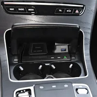 Wireless Charger For Mercedes Benz W205 C43 C63 AMG GLC43 GLC63 X253 C /GLC-Class Mobile Phone USB Charging Pad Accessories - Image 4
