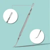 1Pcs Nail Pen Cleaning Comb Stainless Steel Eyelash Picking Stick with Comb Curling Eyelash Assistant Assisted Grafting Combing 5