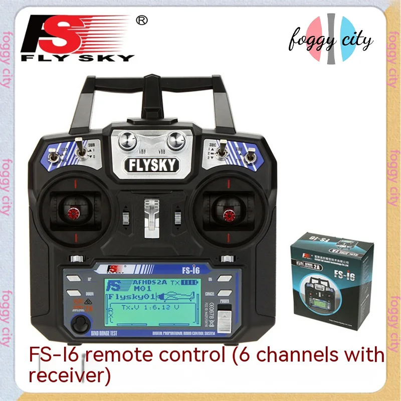 

Fuji Fs-i6 2.4g Aircraft Model Remote Control 6-channel Remote Control Receiving Multi Rotor/fixed Wing Multi Axis Helicopter