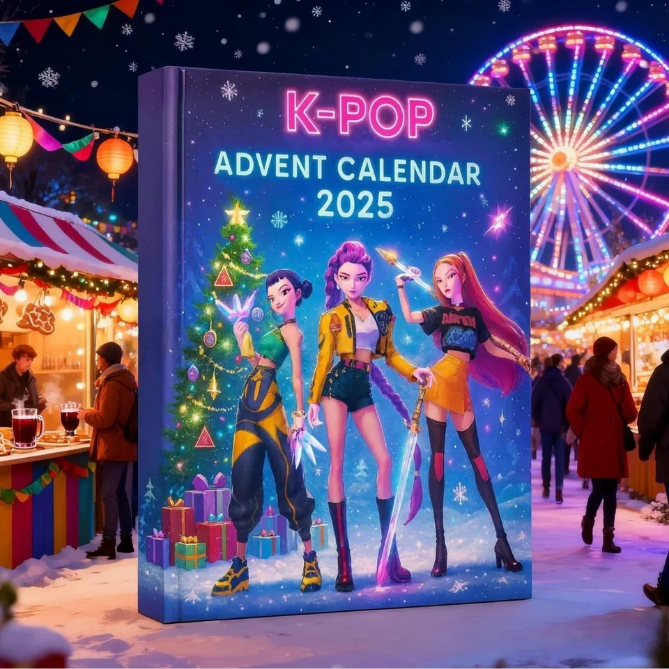 Calendario De Adviento 2025 - 24 Días, Cuenta Atrás Navidad, Adornos K-POP, Regalo Para Fans