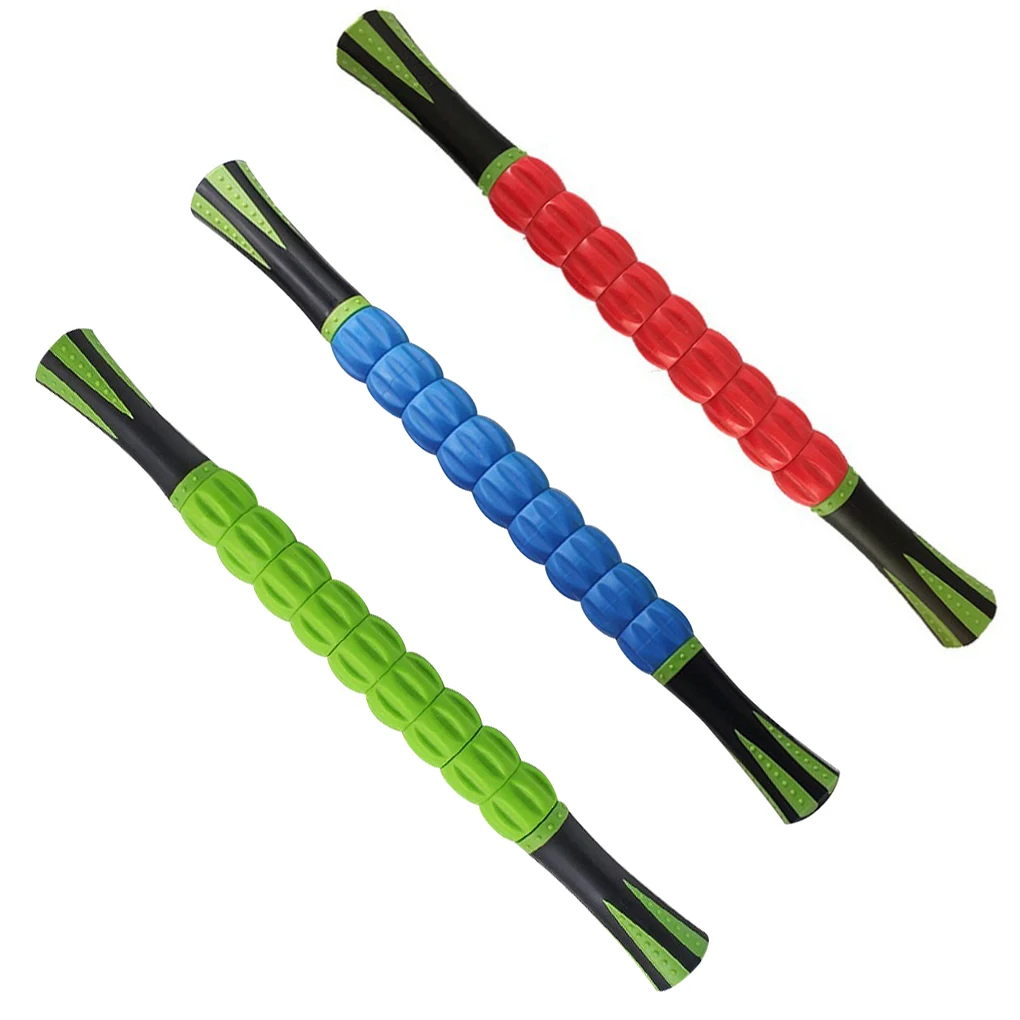 

Muscle Roller Massager Body Massage Stick Leg Back Recovery Care Tool for Fitness Athletes, Red
