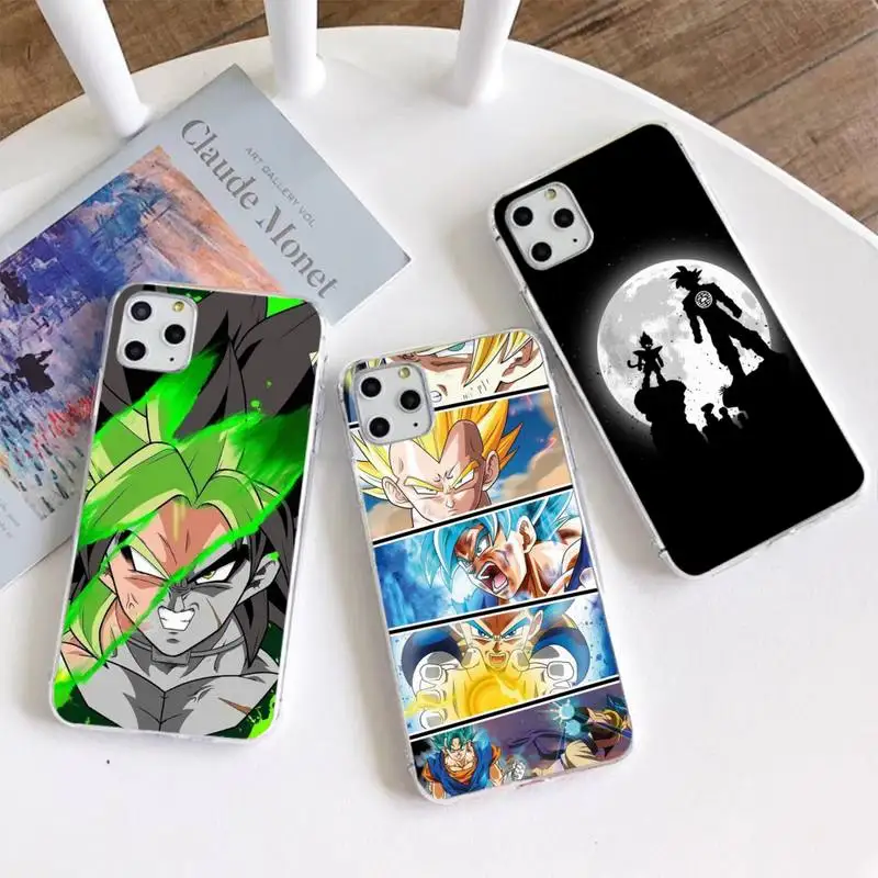 

Anime Comics Dragon Z Ball Son Goku DBZ Phone Case For iphone 15 14 Plus 13 12 Mini 11 Pro Max XS X XR Soft Transparent Cover