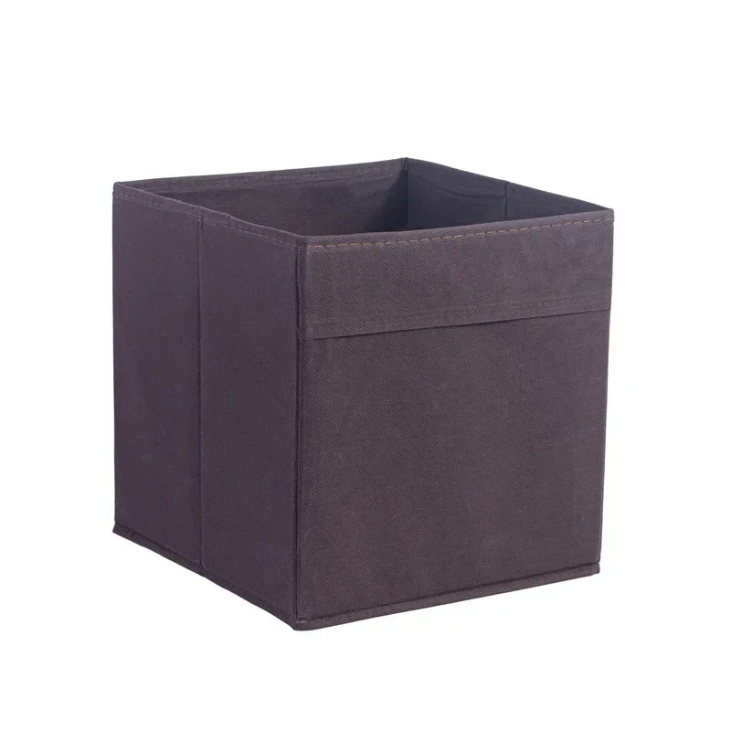 Amazon Non-Woven Fabric Foldable Storage Box Household Organizer For Clothes Toys Miscellaneous Items Large Capacity 35L 2