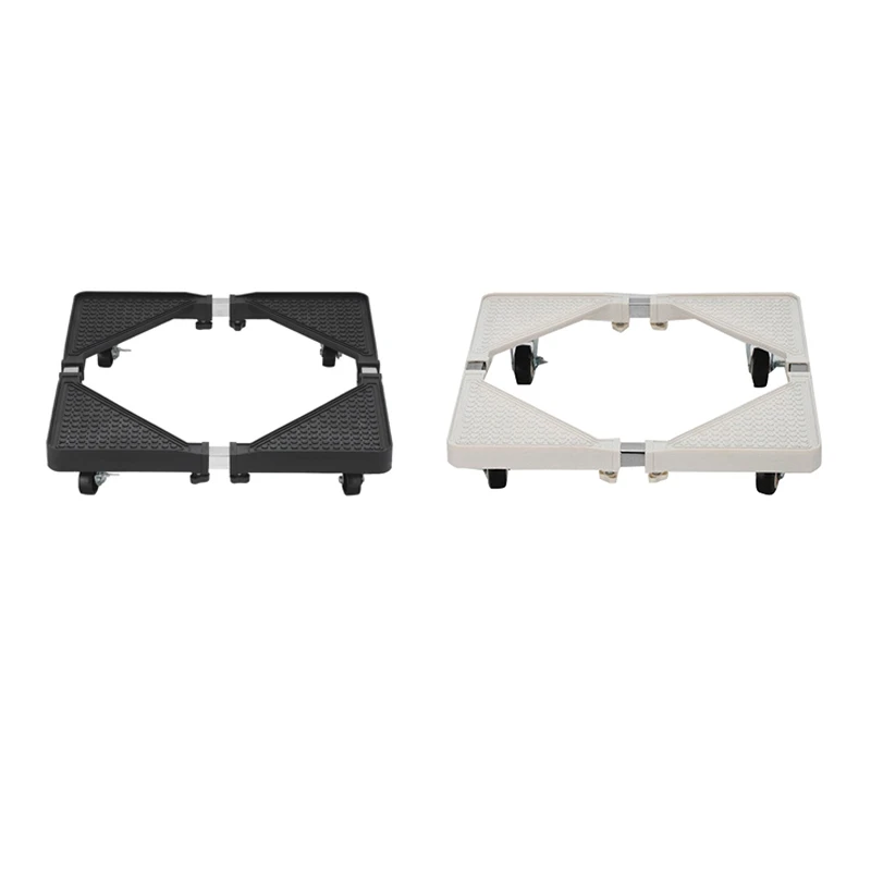 

Washing Machine Stand With Brake Adjustable Refrigerator Base Mobile Roller Bracket Wheel Bathroom Accessories