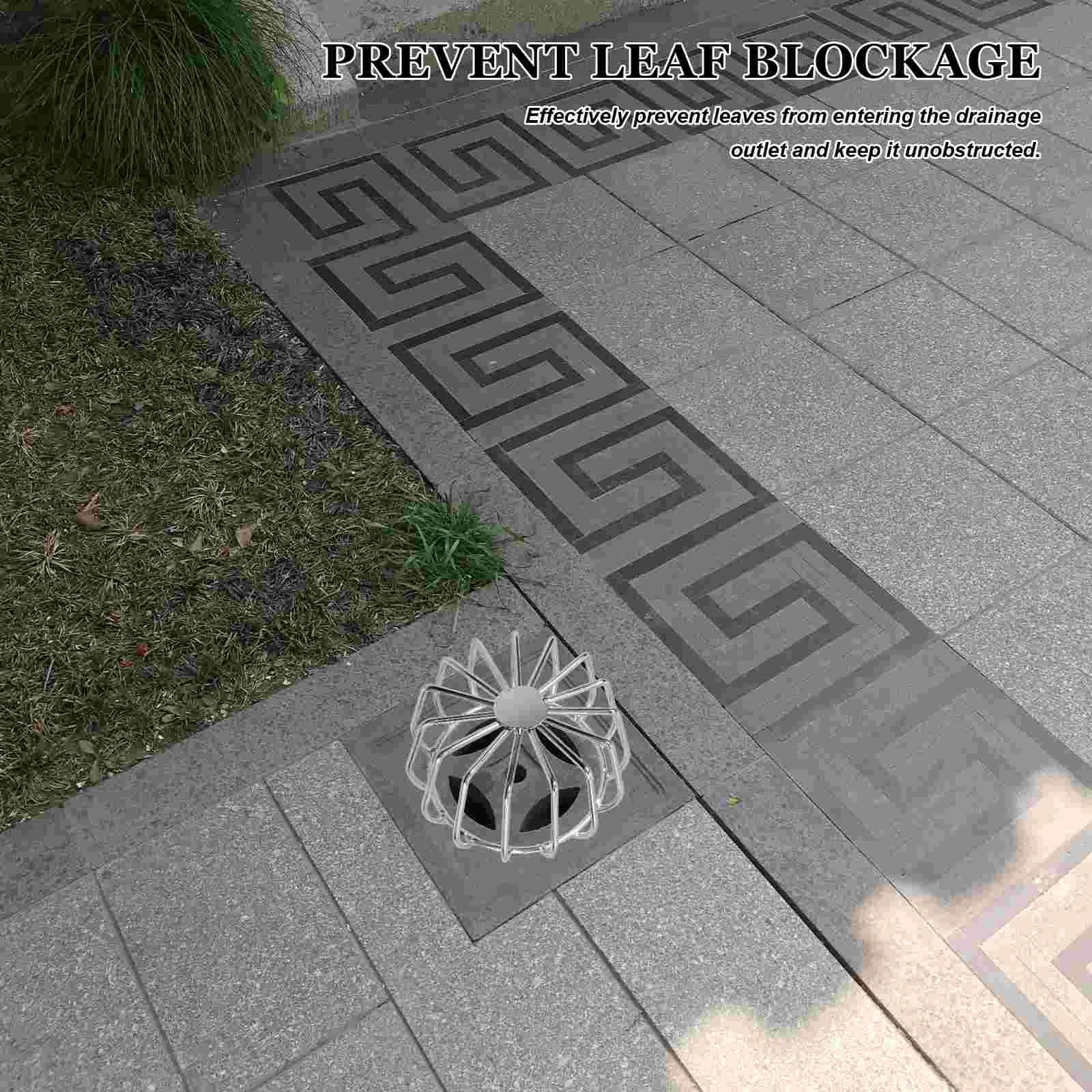 Anti-clogging Leaf Filter Cleaners Sink Drain Outdoor Cover Gutter Guard Downspout Leaves