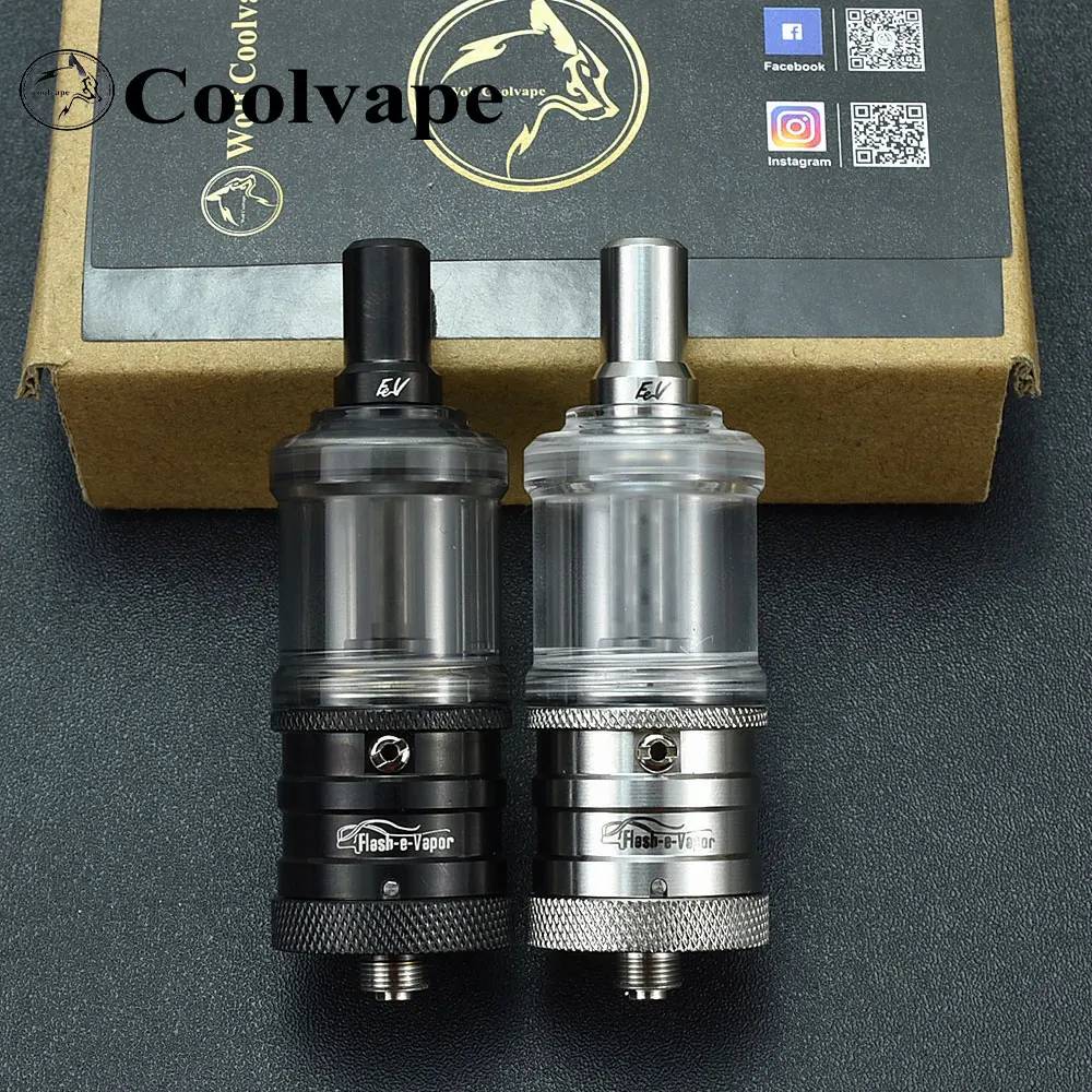 

sxk Flash e Vapor V4.5S+ RTA MTL Atomizer SteamTuners Nano BellCap pc material bellcap with 510 mtl drip tip resin