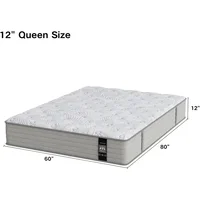 Mattress, 12 Inch Hybrid Mattress in a Box with Gel Memory Foam, Medium Firm, Edge Support 2