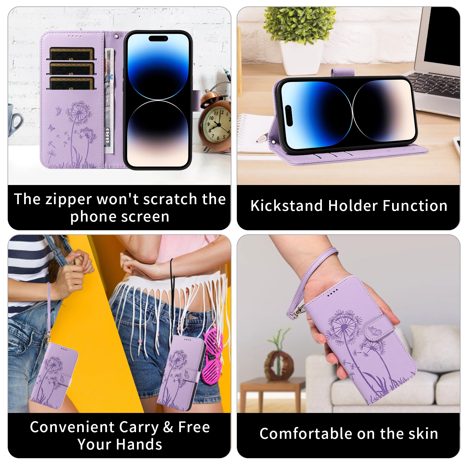 Luxurious Wallet Leather Phone Case