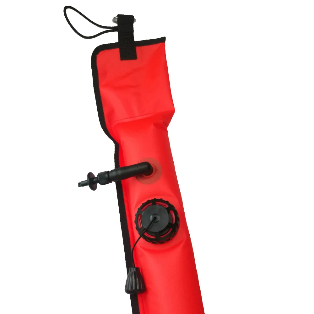 Scuba Diving Inflatable SMB Surface Signal Marker Buoy Safety Visibility Float Signal Tube Sausage 1M