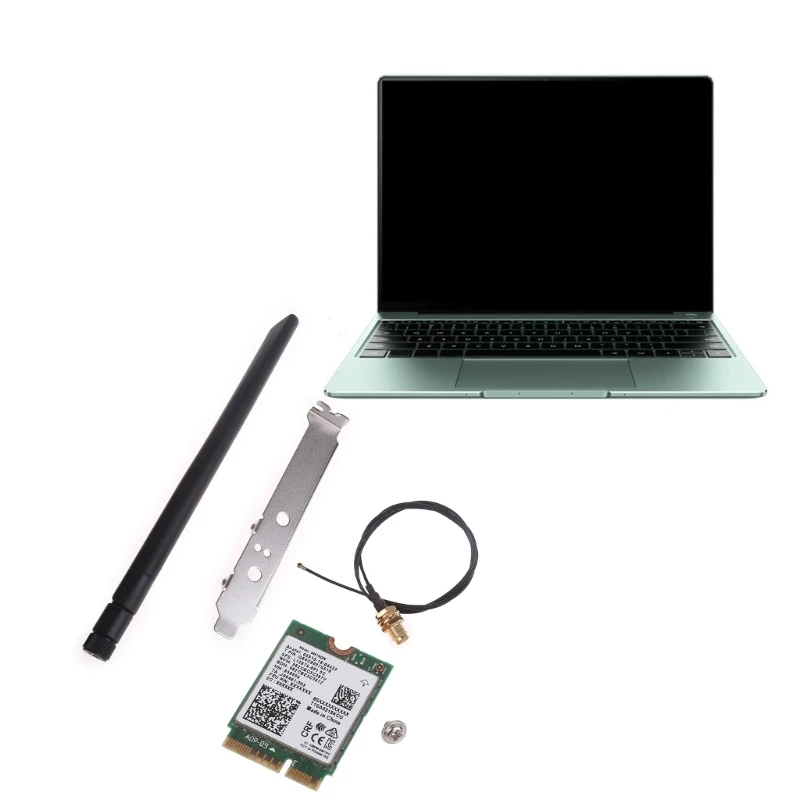 Dual Band Wireless  9461 for Intel 9461NGW 802.11ac  Key E CNVI 2.4G/5G WiFi Card BT-com 5.0 with Extend Antenna P9JB