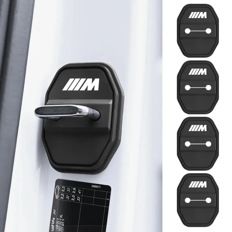 Coussin d'amortissement silencieux pour porte de voiture, boucle de serrure de porte en silicone, protection de porte pour BMW E46 E90 E60 F30 F10 E39 E36 F20 G30 G20 i3