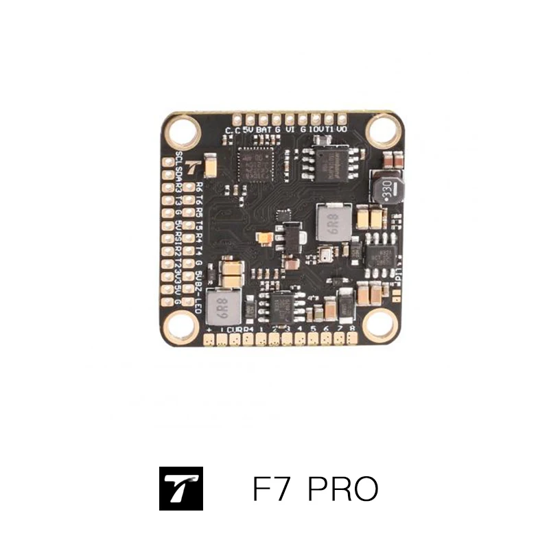 Vue de côté du Contrôleur de Vol F7 PRO Compatible DJI avec poignées ergonomiques