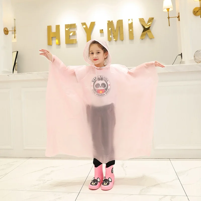 Raincoat Children Funny Cartoon Baby Kids Rainwear Cute Waterproof Children Raincoats Kids Funny Rain Coat Poncho