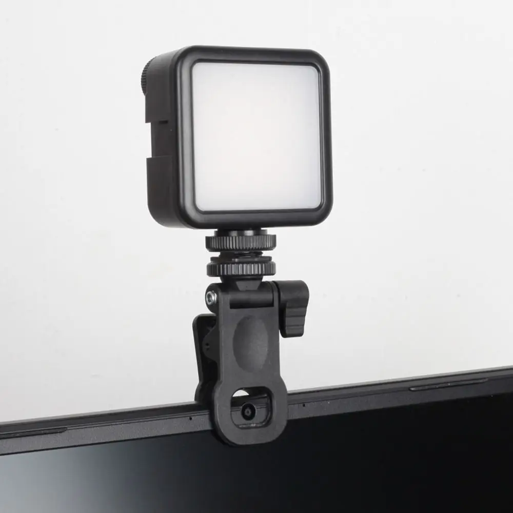 Portable Mini Selfie Fill Light Clip Universal Camera Flash Holder Expansion1/4 Screw Mount Photography Lamp Mount Clamp