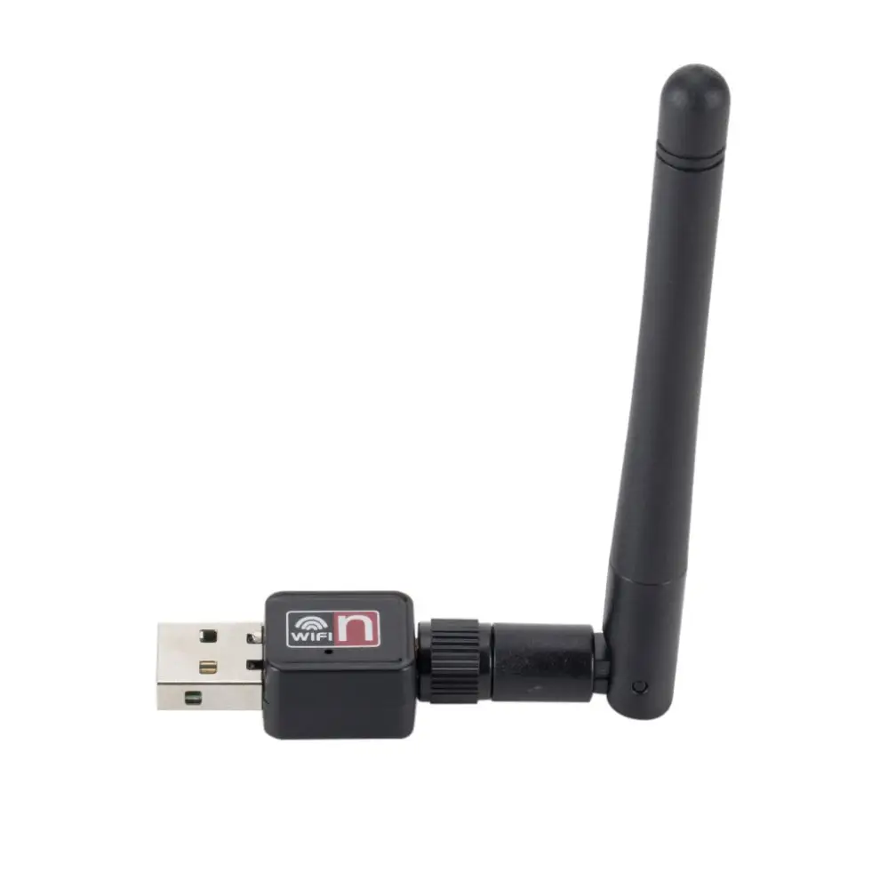 PzzPss 150Mbps USB 2.0 와이파이 무선 네트워크 카드 802.11 b/g/n LAN 어댑터, 회전식 안테나 포함, 노트북 PC용 미니 와이파이 동글