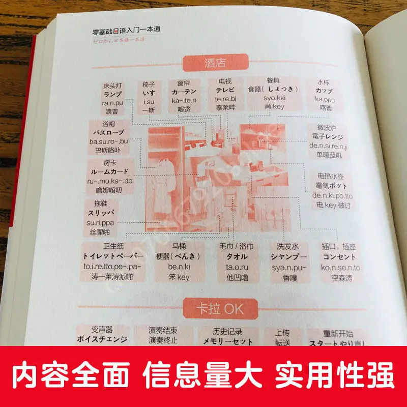 Japanese Self-Study Zero Basic Books Elementary Course Learning Material Standard Foreign Pronunciation Tutorial Entry Book