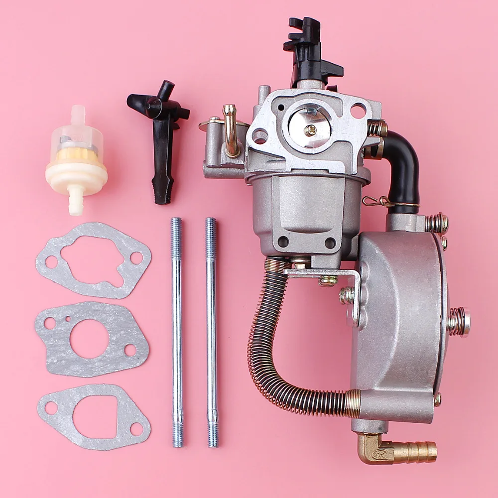 

Carburetor with Gasket Bolt Fuel Filter Kit For Honda GX200 GX160 GX 160 200 Lawn Mower Engine Motor Spare Parts