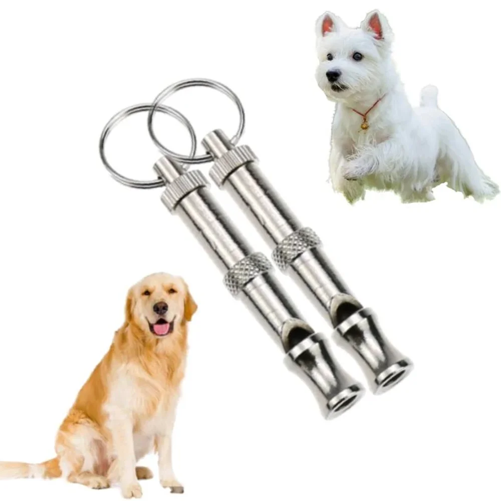 

Dog Training Whistle dog Whistle Outdoor Survival Training Silver Silent Sound Training Sport Whistle for dogs Supplies