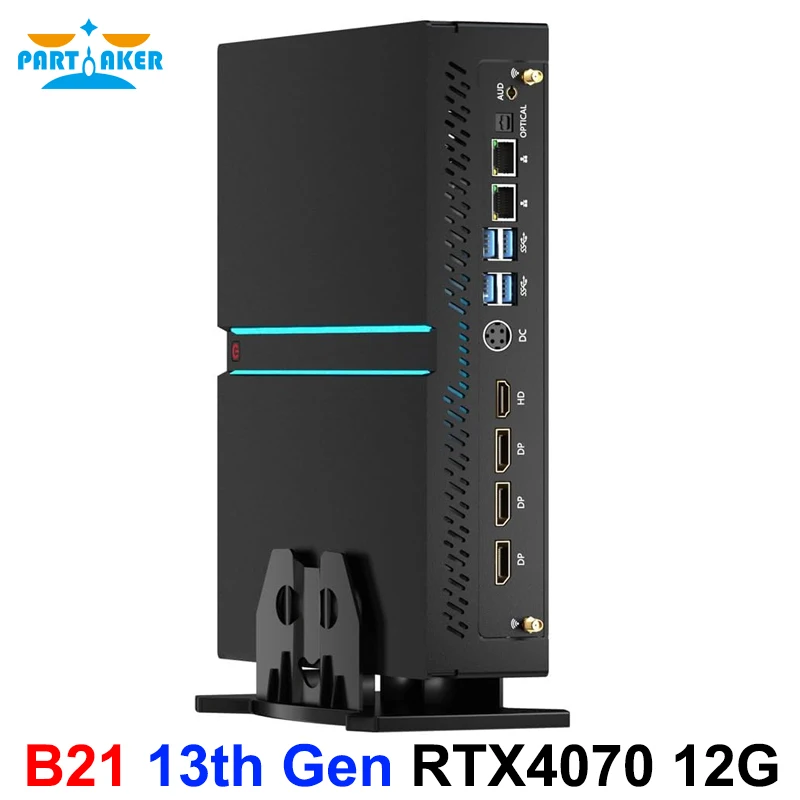 13e Generatie Gaming Mini Pc Intel I9 13900f I7 13700f 13400f Nvidia Rtx 4070 12G Windows 11 Gamer Computer Minitoren Desktop Wifi6