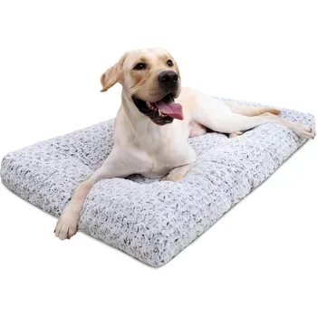 Washable Plush Dog Bed 1