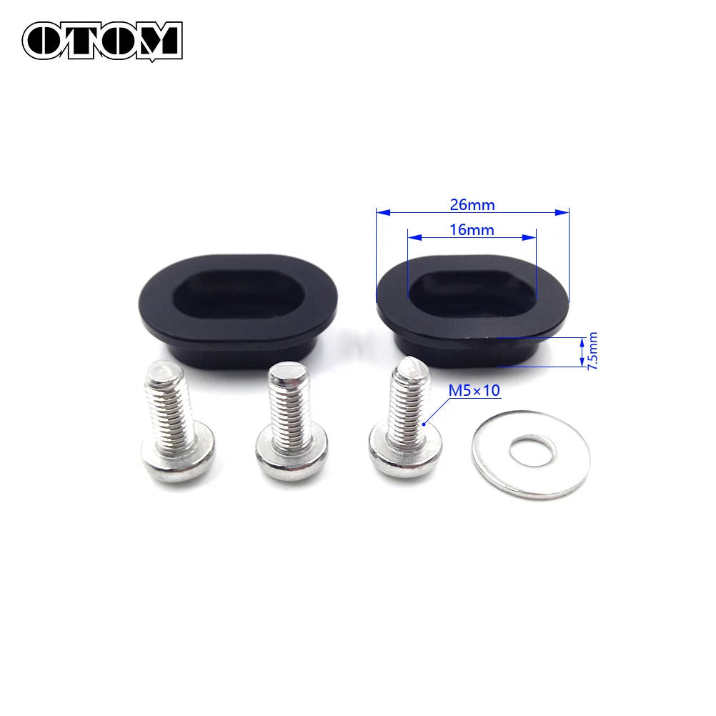 2pcs Motorcycle Chain Slider Washers Aluminum CNC Machining Washer For HONDA CRF150R CRF250R CRF250X CRF450X CR125 CRM250