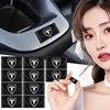 10Pc 3D Epoxy Badge Emblem Car Interior/Exterior Decorative Stickers for Tesla 3 S Model Y Model X Model M 2023 2024 Accessories 1