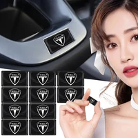 10Pc 3D Epoxy Badge Emblem Car Interior/Exterior Decorative Stickers for Tesla 3 S Model Y Model X Model M 2023 2024 Accessories 1