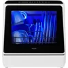 Countertop Dishwasher, 6 Programs Portable Dishwashers with 5L Built-in Water Tank, No Hookup Needed, Baby Care 1